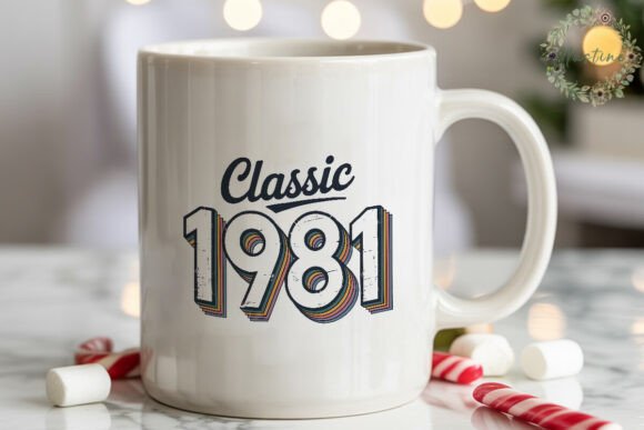Download Classic 1981 Retro Distressed PNG - Classic Collection