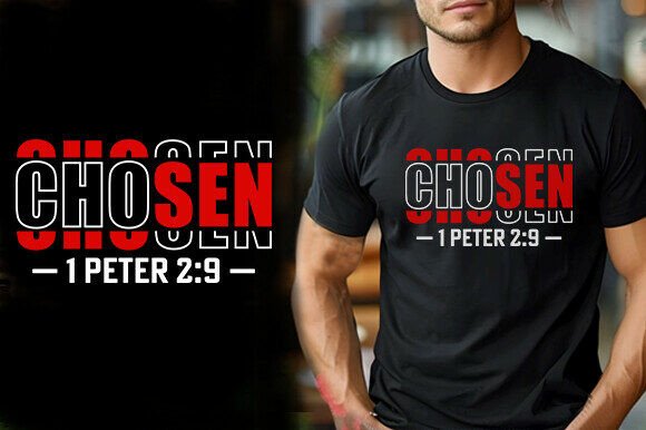 Download CHOSEN VECTOR NEW TSHIRT DESIGN - New tshirt design Collection