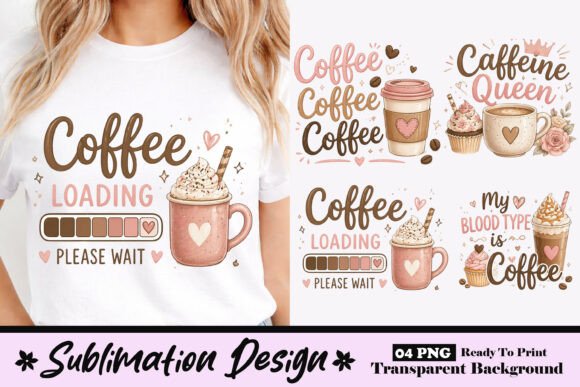Download Coffee Loading Cute Pink Coffee Lover - Pink Collection