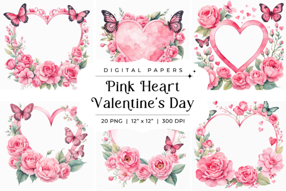 Download Pink Heart Valentines Day Background - Pink Collection