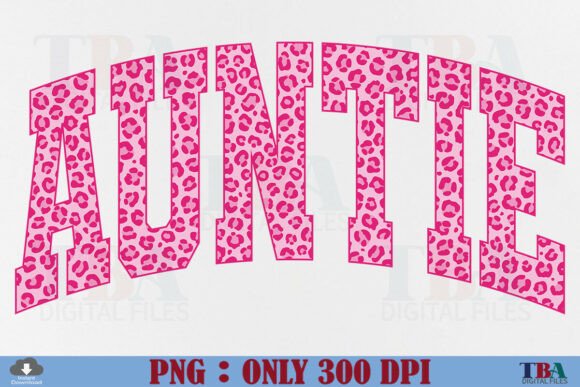 Download Auntie Pink Leopard, Auntie College Aunt - Pink Collection